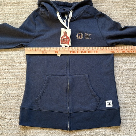 Roots Women's PADDLE-CREEK Roots 73 Full Zip Hoodie Navy Blue Size Small - Picture 11 of 16